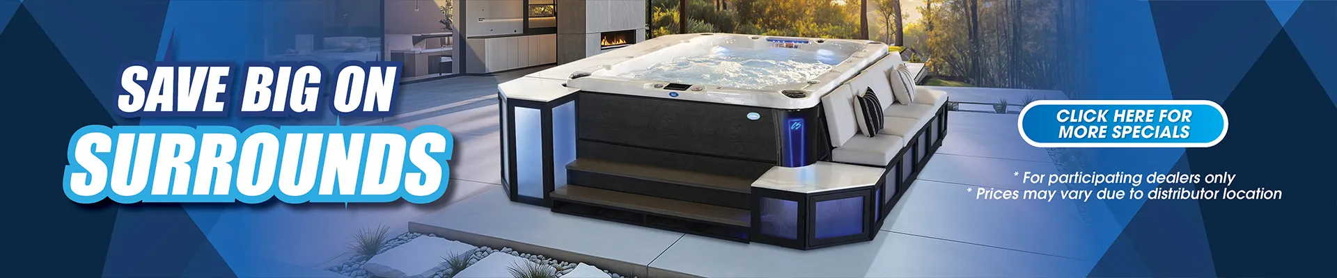 Calspas hot tub being used in a family setting - Belleville