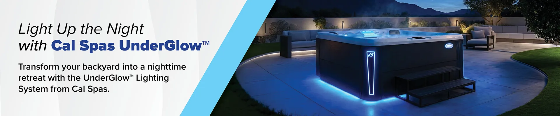 Calspas hot tub being used in a family setting - Belleville